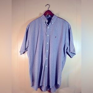 Ralph Lauren Blake Men’s Check Short Sleeve Button Down Shirt